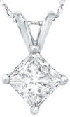 Princess Solitaire Pendant