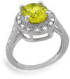 Diamonds and Sapphire Ring