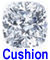 Cushion loose diamond